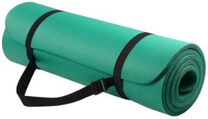 Fitvids Yoga Mat, 1/2-Inch Extra Thick High Density Exercise Mat, Anti-Tear Exercise Yoga Mat with Carrying Strap, Suitable for Various Yoga Exercises