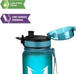 Super Sparrow Water Bottle - 32 oz - BPA & Toxic Free Tritan Water Bottles - One Touch Opening - Leak-proof Plastic Bottle - Kids Water Bottle for Office, Gym, Outdoor, Sports