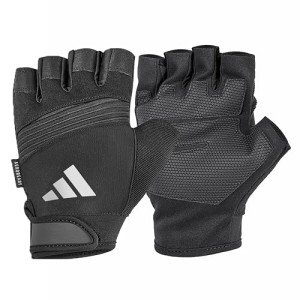 adidas Performance Gloves for Women and Men - Built-In Mesh Ventilation - Ergonomic Padding for Comfort and Grip - Adjustable Velcro Fastening - For Training, Sports, and General Fitness - Large