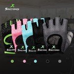 spacepower Workout Gloves, Weight Lifting Gloves for Women&Men, Lightweight Breathable Gym Gloves for Exercise (Large, Black)