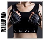 SUJAYU Workout Gloves for Women Men, Gym Gloves for Women Men Gym Gloves for Working Out, Workout Gloves Women Men Fitness Gloves Hand Out Gloves (Black, Medium)