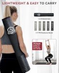 HAPBEAR Large Yoga Mat - 72"x36"x6mm (1/4 inch), Extra Wide Non-Slip Exercise Mat for Home Workout, Yoga, Pilates & Stretching, Durable & Eco-Friendly, Includes Bonus Resistance Bands & Carry Bag