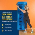 Prism Fitness Self-Guided Exercise Mat, Smart Mat for Workout and Yoga, Blue