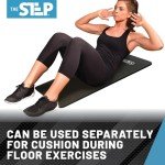 The Step Small Exercise Mat - Premium Workout Mat for Home Gym and Studio Use, Extra Comfortable Yoga Mat, Easy-to-Clean and Durable Material - Yoga Mats for Home Workout