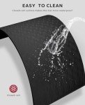 HAPBEAR Extra Large Yoga Mat - 72"x48"x6mm (1/4 inch), Non-Slip, Durable, Eco-Friendly, Thick Wide Exercise Mat for Home Workouts, Yoga, Pilates, Stretching, Meditation (Barefoot Exercise)