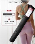 HAPBEAR Extra Large Yoga Mat - 72"x48"x6mm (1/4 inch), Non-Slip, Durable, Eco-Friendly, Thick Wide Exercise Mat for Home Workouts, Yoga, Pilates, Stretching, Meditation (Barefoot Exercise)