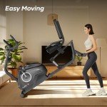 CURSOR FITNESS Recumbent Exercise Bike, Stationary Bikes for Home with Adjustable Seat, 16-Level Magnetic Resistance Recumbent Exercise Bike for Seniors