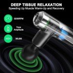SBUBU Mini Massage Gun for Deep Tissue Percussion - Portable Handheld Massager for Muscle Recovery with 4 Massage Heads High-Intensity Vibration Rechargeable Small Massage Gun