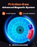 GYMOST Elliptical Machine, Elliptical Exercise Machine for Home with Hyper-Quiet Magnetic Drive System, Elliptical Trainer with 32 Resistance Levels, Large LED Monitor