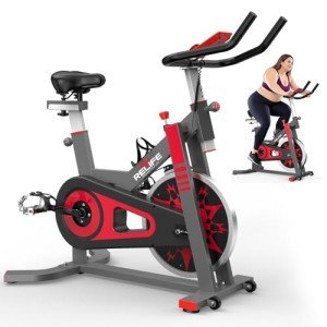 RELIFE REBUILD YOUR LIFE Exercise Bike for Home Workout Equipment Stationary Low Noise Cycling Indoor Bike for Home Cardio Training