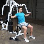 Body-Solid Multi-Station, Single Weight Stack Home Gym Machine, Arm & Leg Strength Training Functional Exercise Workout Station, 210lbs. Black Weight Stack