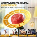 YAMO Exercise Bike, Indoor Cycling Bike Brake Pad/Magnetic Stationary Bike for Home, Adjustable Resistance Silent Belt Drive, Cycle Bike with Comfortable Seat Cushion & Upgraded LCD Monitor Yellow