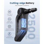 BOB AND BRAD D5 Pro Massage Gun, Powerful Percussion Massage Gun Deep Tissue with Enhanced Power for Athletes Home Gym, Handheld Muscle Massager for Pain Relief & Muscle Therapy, FSA HSA Eligible