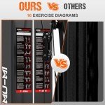 GOIMU Home Gym, M1 Workout Station with 140LBS Weight Stack, Multifunctional Home Gym Equipment with Pulley System for Full Body Strength Training