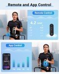 LICHICO Walking Pad Under Desk, 2 in 1 Portable Folding Treadmill, 3.0HP Brushless Motorized Electric Treadmill, Larger Running Area, Small Mini Running Machine for Home