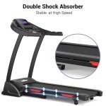 THERUN Incline Treadmill, Treadmills for Running and Walking, 300 lbs Weight Capacity Folding Treadmill with 0-15% Auto Incline, Wide Belt, 3.5HP, App, Heart Rate, Red