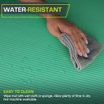ProsourceFit Extra Thick Yoga and Pilates Mat ½” (13mm), 71-inch Long High Density Exercise Mat with Comfort Foam and Carrying Strap