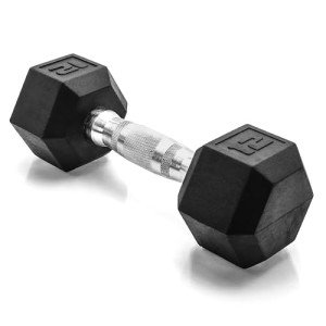 CAP Barbell 12 LB Coated Hex Dumbbell Weight