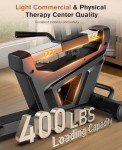 pooboo Recumbent Exercise Bike, Stationary Bikes for Home with Arm Exerciser, Magnetic Recumbent Bike with Ergonomic Backrest & Comfortable Seat, Smart APP, Pulse Sensor, 400LBS Weight Capacity