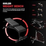 Mikolo Power Cage, 2000LB Power Rack with Independent Dual Pulley System, Multifunction Home Gym Workout Machine for Cable Crossover (Black Package)