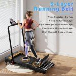 HOWHAI Treadmill, Walking Pad Treadmills for Home with 2.5HP, Speed 7.6MPH Walking Pad with Handle Bar, Foldable Treadmill, Remote Control and LED Display, Space-Saving for Home Office(Auto Incline)