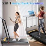 HOWHAI Treadmill, Walking Pad Treadmills for Home with 2.5HP, Speed 7.6MPH Walking Pad with Handle Bar, Foldable Treadmill, Remote Control and LED Display, Space-Saving for Home Office(Auto Incline)