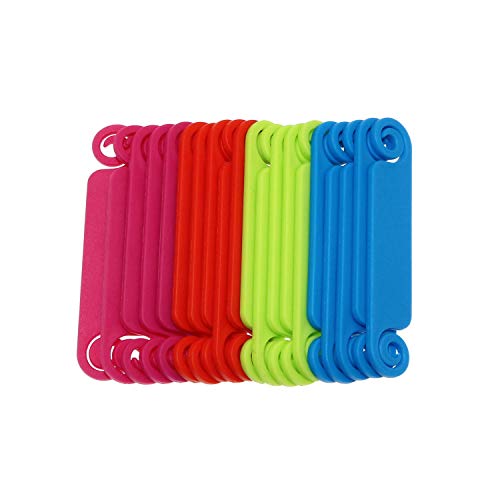 Maxmoral Multicolor Cable Management Tags - 20pcs