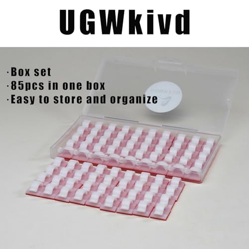 85pcs Adhesive Cable Clips for Organized Cables