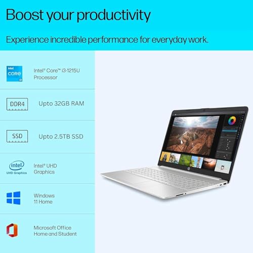 HP Pavilion 15.6" Touch Laptop, i3, 32GB RAM