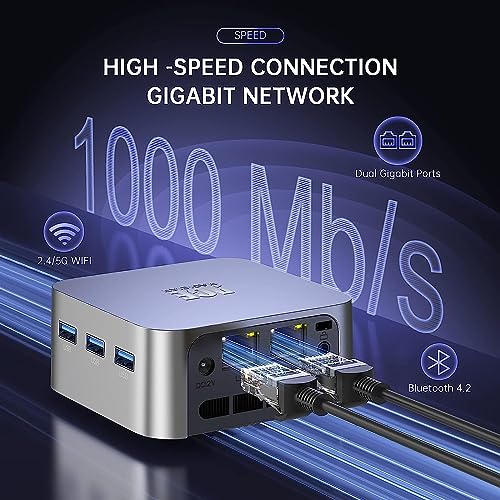 ACEMAGICIAN 12th Gen Mini PC, 16GB RAM, 512GB SSD