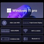 ACEMAGICIAN 12th Gen Mini PC, 16GB RAM, 512GB SSD