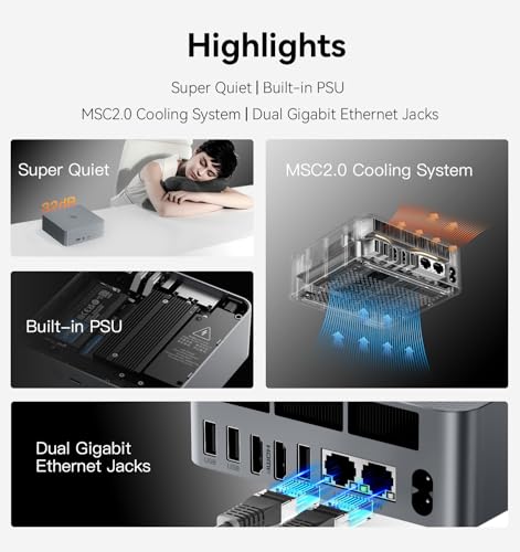 Beelink EQR6 Mini PC with Ryzen 7, 24GB RAM