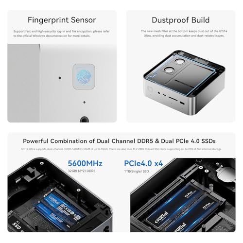 Beelink GTi14 Mini PC - Intel Ultra 9, 32GB RAM