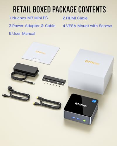 GMKtec Mini PC Intel i5-12450H, 32GB RAM