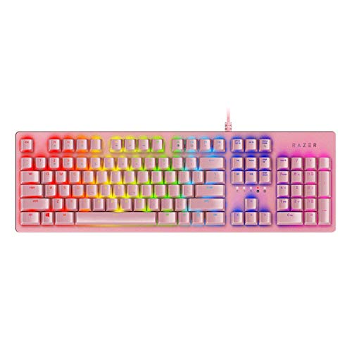 Razer Huntsman Quartz Pink Gaming Keyboard, Optical Switches