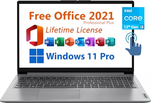 Lenovo 15.6" Touchscreen Laptop with Office 2021