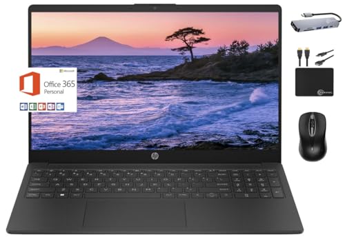 HP 15.6" HD Laptop, Quad-Core, 16GB RAM