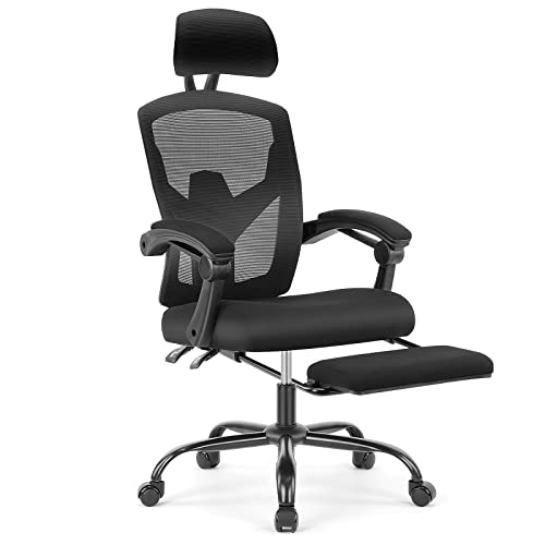 High Back Ergonomic Office Chair with Footrest