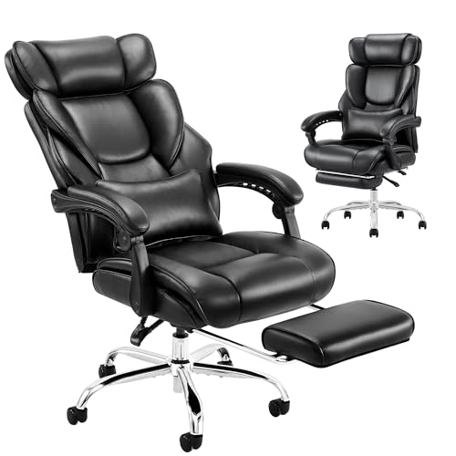 Ergonomic Office Chair with Footrest and Lumbar Support