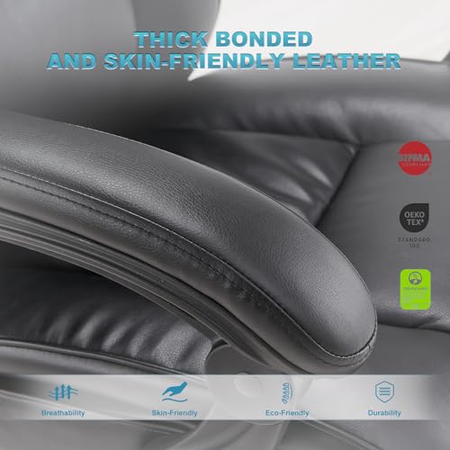 Ergonomic High Back Office Chair with Footrest