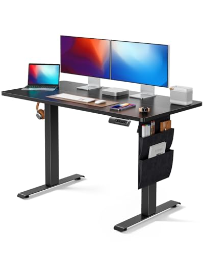 Adjustable Height Electric Standing Desk with Storage
