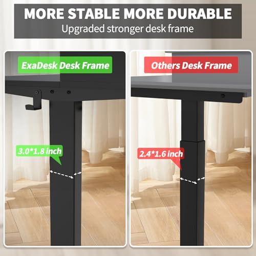 ExaDesk 63" Electric Adjustable Standing Desk