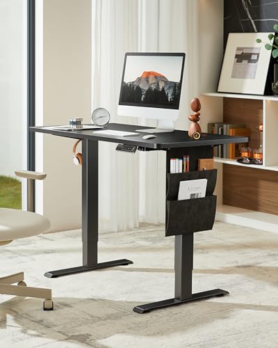 Adjustable Height Electric Standing Desk with Storage