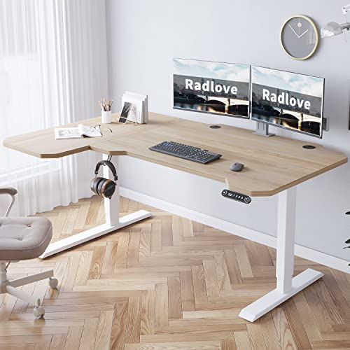Radlove 59-Inch Adjustable L-Shaped Stand Desk