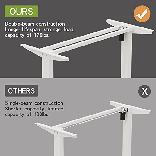 Radlove 59-Inch Adjustable L-Shaped Stand Desk