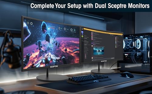 2-Pack Curved 24" FHD 100Hz Gaming Monitors