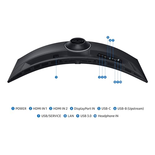 Samsung 49-Inch Curved Ultrawide Monitor, Dual QHD
