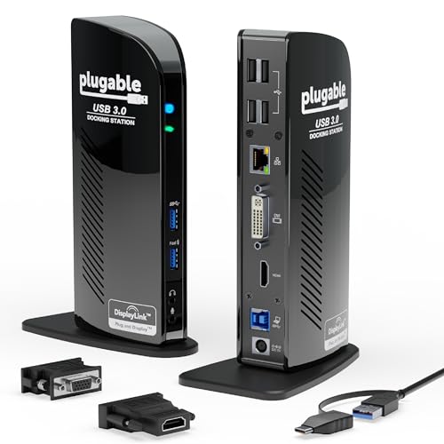 Plugable USB 3.0 Dual HDMI Laptop Docking Station