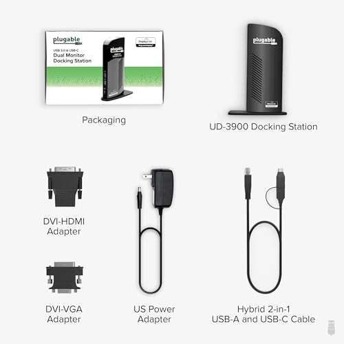 Plugable USB 3.0 Dual HDMI Laptop Docking Station