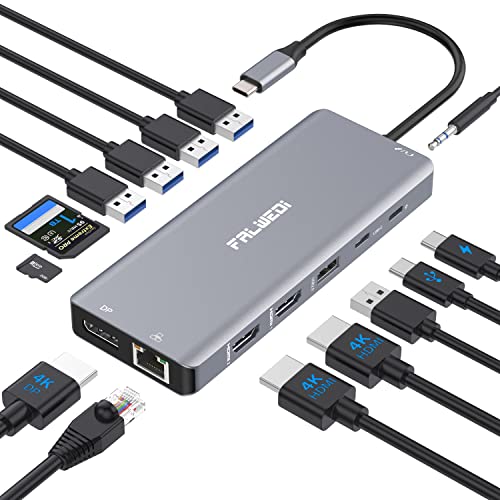 14-in-1 USB-C Docking Station for Dual Monitors